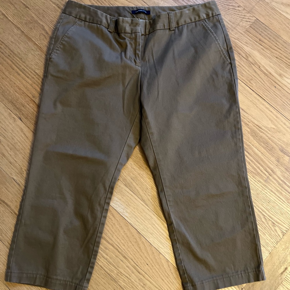 Ladies Size 10P Fit 1 "Lands' End" Brown Chinos Capris GUC ❤️
